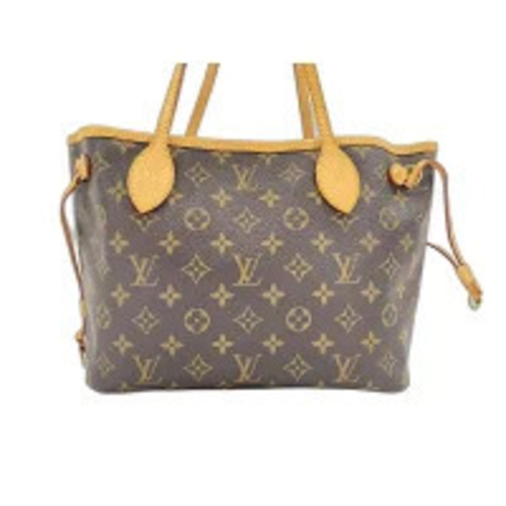Louis Vuitton Monogram Neverfull Tote Bag Brown